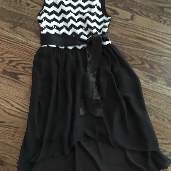 girls size 10 black dress